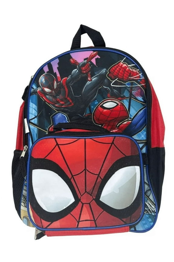 Marvel Spiderman 16" Backpack with Lunch Box Set