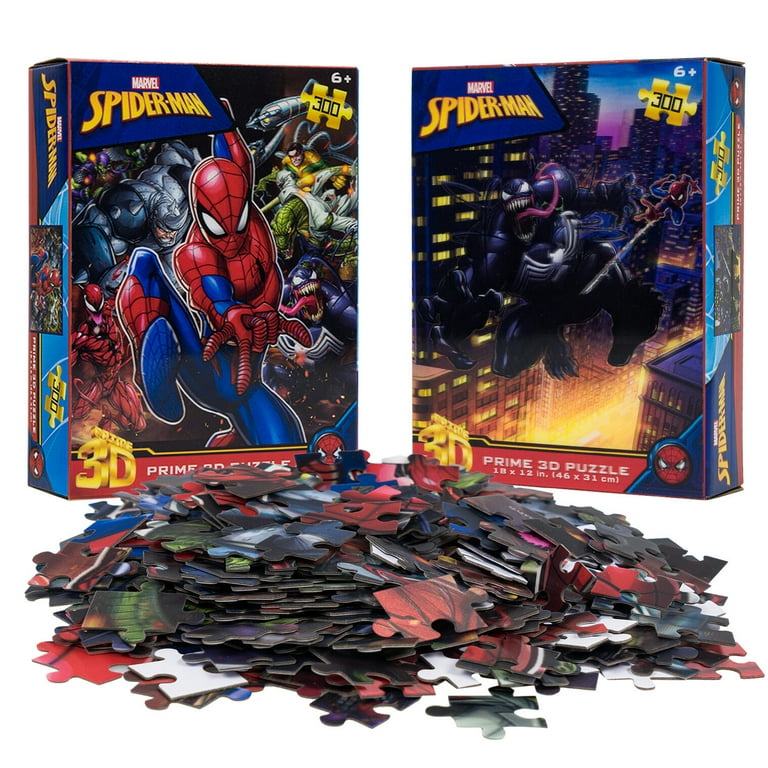Marvel Spiderman 300 pcs Prime 3D Puzzle- ship 1 pc randomly
