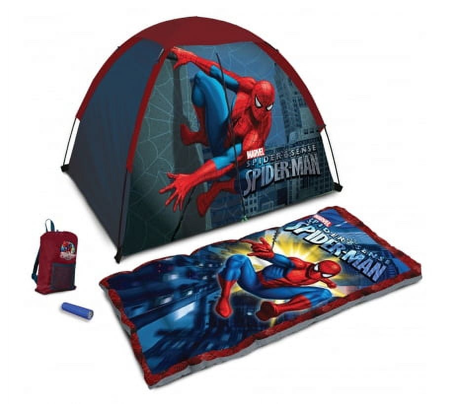Marvel Spiderman 4 Piece Kids Camp Set, Spiderman