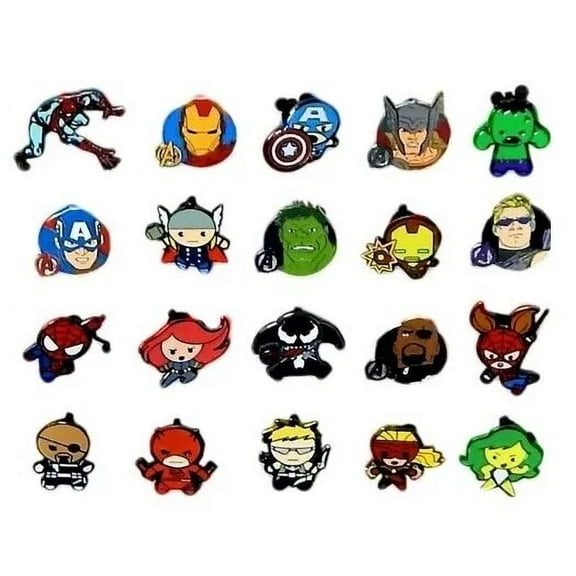 Marvel Spiderman 5 Themed Disney Park Assorted Trading Pins Set ~ Brand New