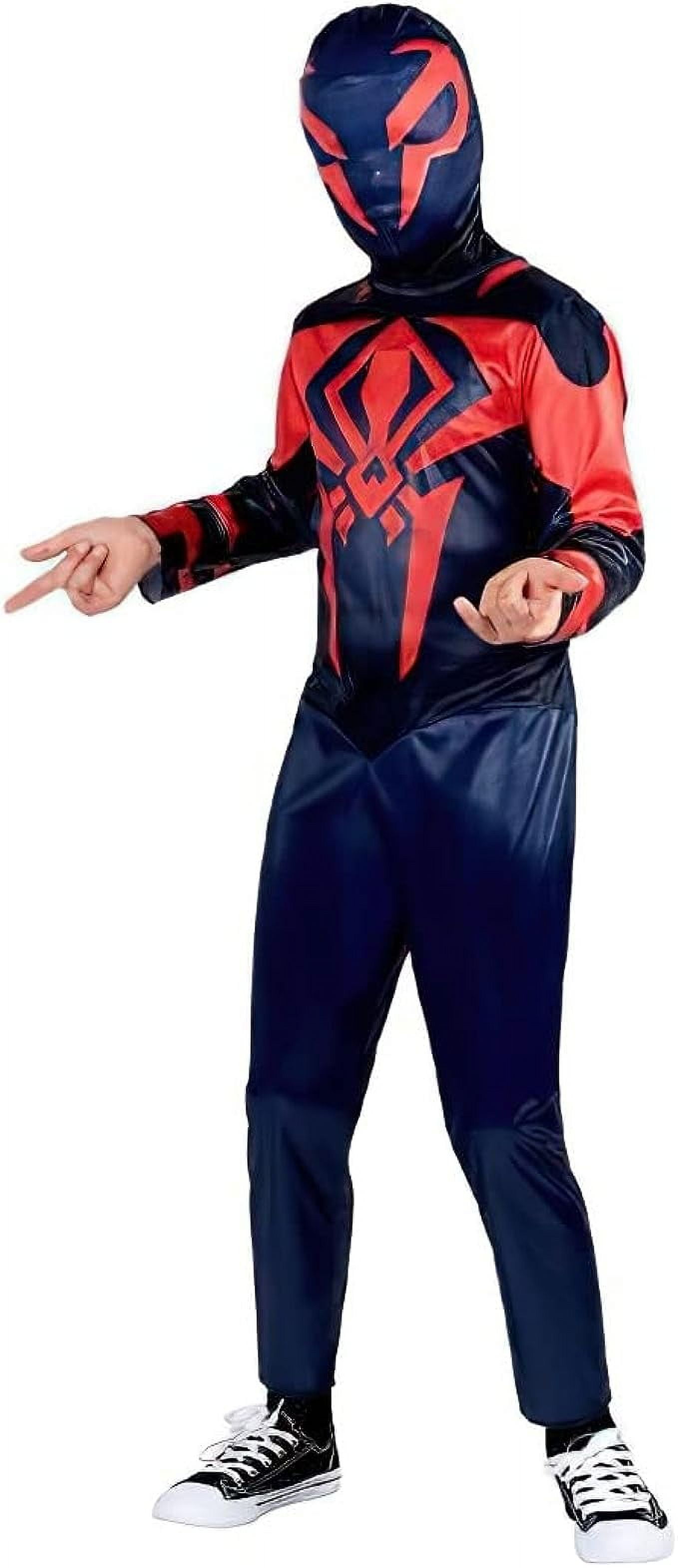 Boy's 2-In-1 Reversible Spider-Man Costume | Halloween Express