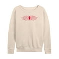 thumbnail image 1 of Marvel - Spiderman And Webs - Women's French Terry Long Sleeve Shirt, 1 of 4