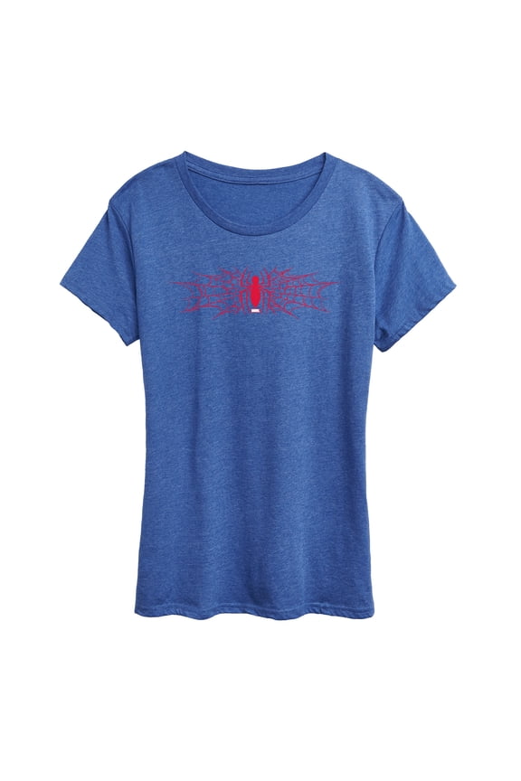 - Spiderman And Webs - Women's Short Sleeve Classic Fit Tee