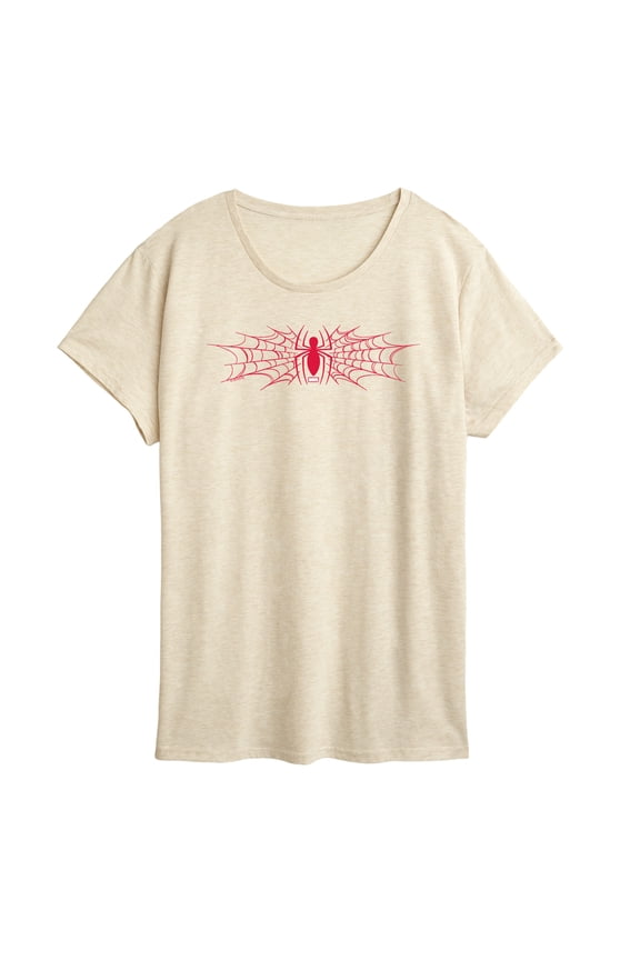 - Spiderman And Webs - Women's Short Sleeve Classic Fit Tee
