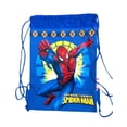 thumbnail image 1 of Marvel Spiderman Blue Drawstring Cinch Sack Bag, 1 of 2