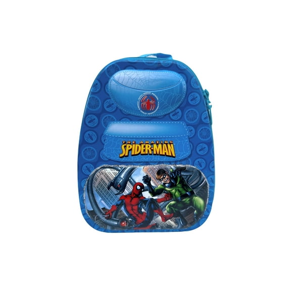Marvel Spiderman Blue Tin Box with carrying straps
