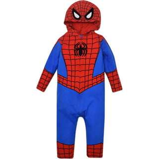 Liyucwill Spiderman Miles Morales Costume Kids Halloween Cosplay Jumpsuits  Set