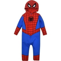 Marvel Spiderman Boy's Halloween Fancy-Dress Costume with Hood, Toddler 2T