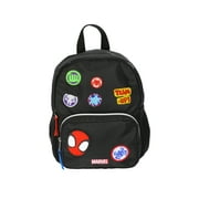 UNIVERSAL STUDIOS Spider Man Boys Mini Backpack with Patches, Black/Multi