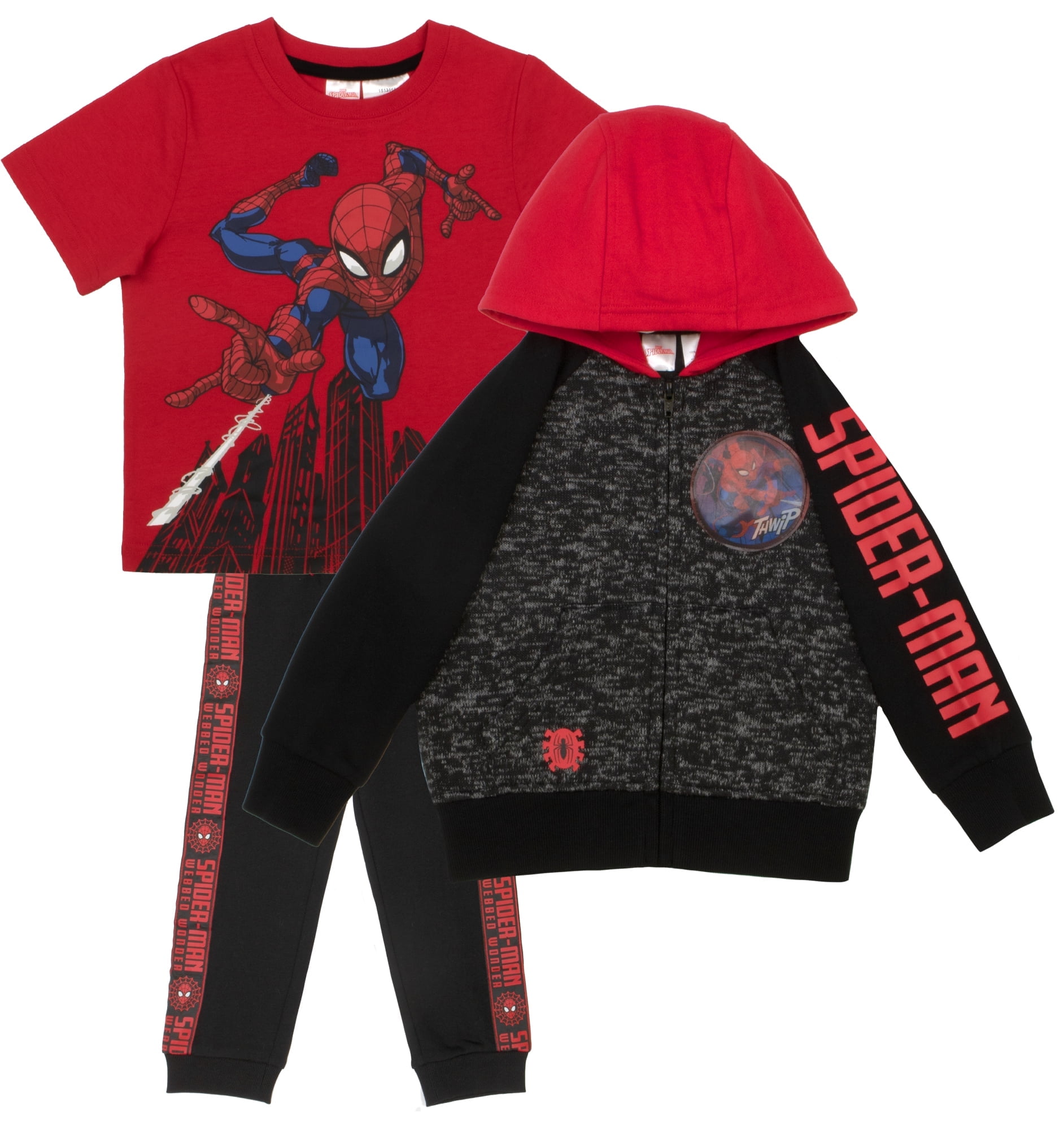 Maglietta Marvel Spiderman Classic A Maniche Corte Per Bambini E Ragazzi - Ufficiale, Stampata In USA
