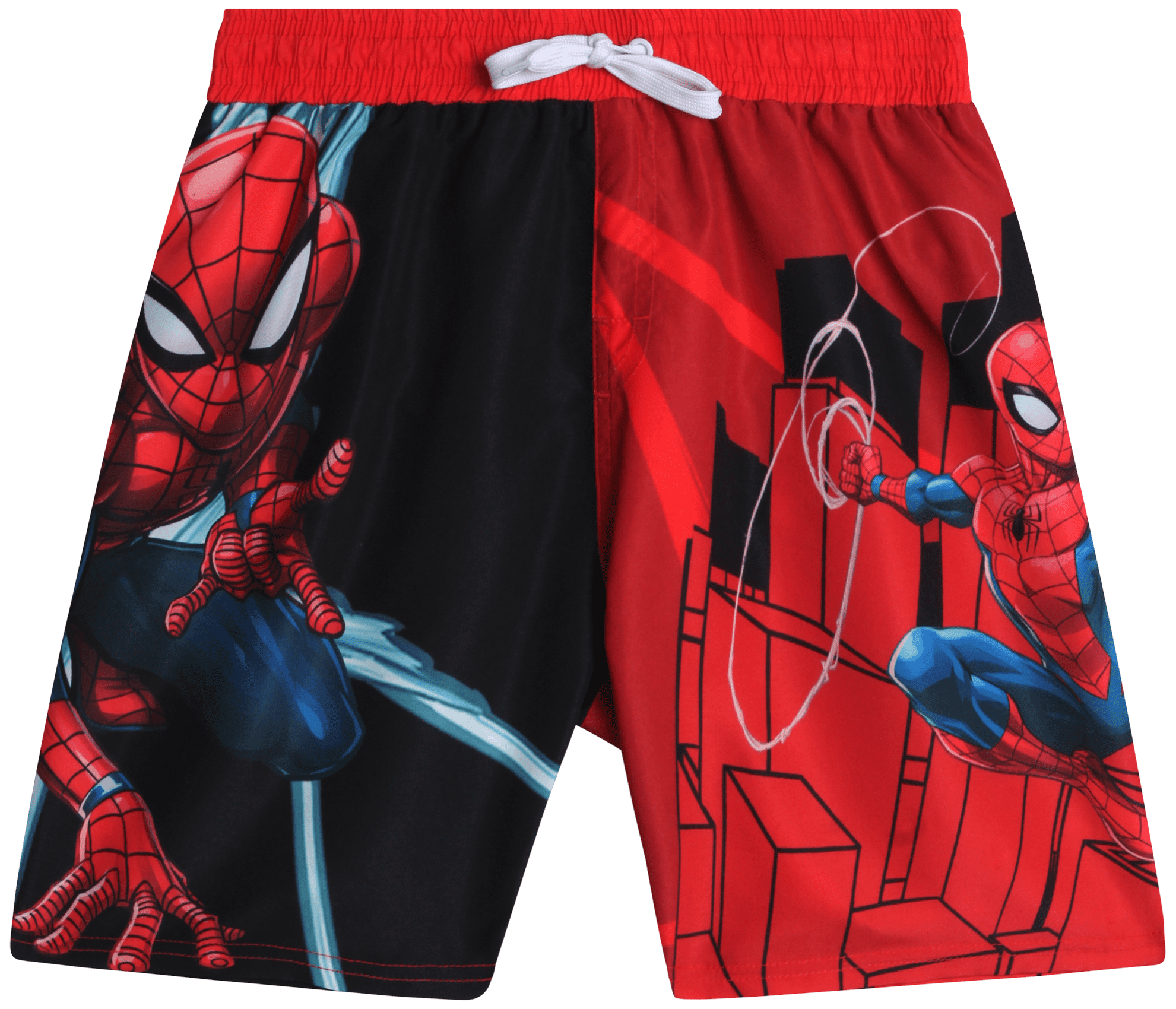 Marvel Spiderman Boys’ Swim Trunks SpiderMan Swimsuit UPF 50