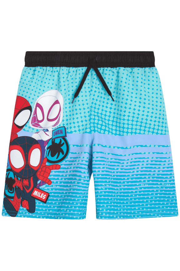 Spiderman Boys’ Swim Trunks – Spider-Man Swimsuit – UPF 50+ Quick Dry (2T-12)