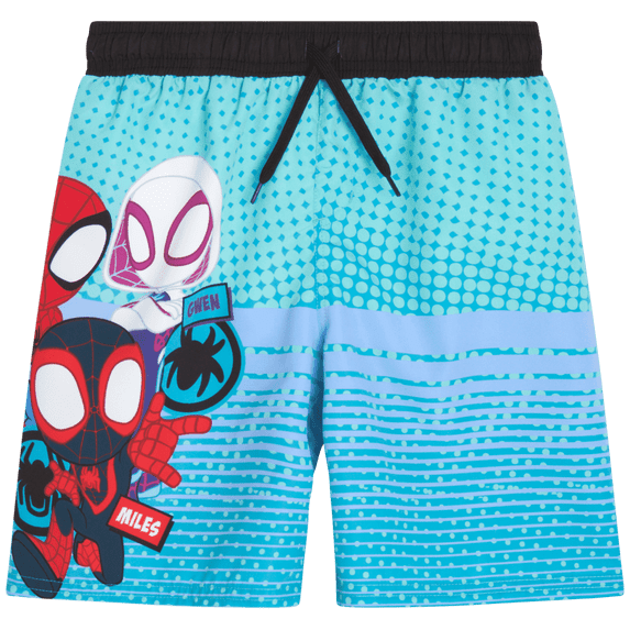 Marvel Boys Swim Trunks - Spider-Man Hulk Quick Dry Swim Shorts for Boys with Inner Mesh Lining