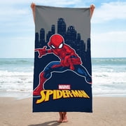 Marvel Spiderman City Hero 100% Cotton Beach Towel, 28x58