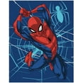 thumbnail image 1 of Marvel Spiderman City Swing 60"x80" Size Twin Plush Raschel Blanket, 1 of 3