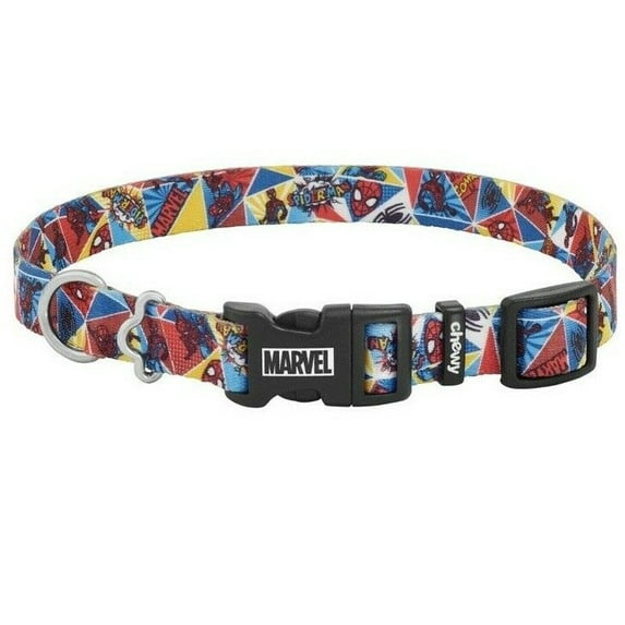 Marvel Spiderman Comics Dog Collar Size L 18-26"x 1”