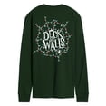 thumbnail image 1 of Marvel - Deck The Walls - Men's Long Sleeve Graphic T-Shirt, 1 of 4