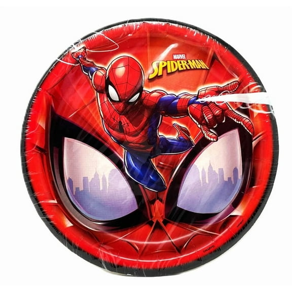 Marvel Spiderman Disposable Large Party Plates (Pack of 8)