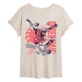 thumbnail image 1 of Marvel - Spiderman Doodle - Juniors Oversized Graphic T-Shirt, 1 of 4