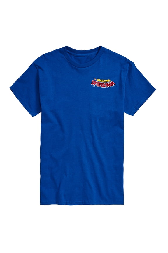 - Spiderman Editorial Logo - Men's Short Sleeve Graphic T-Shirt