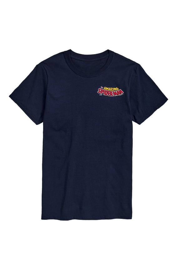 - Spiderman Editorial Logo - Men's Short Sleeve Graphic T-Shirt