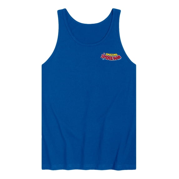 Marvel - Spiderman Editorial Logo Graphic Tank Top