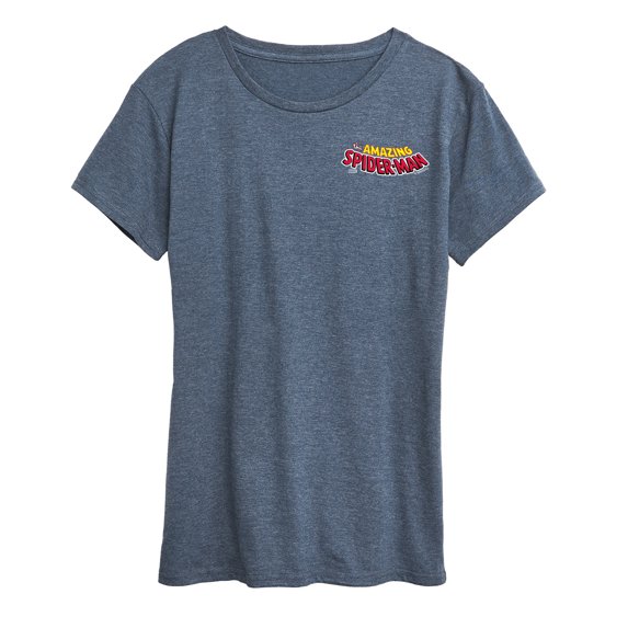 Marvel - Spiderman Editorial Logo Women's Short Sleeve Graphic T-Shirt