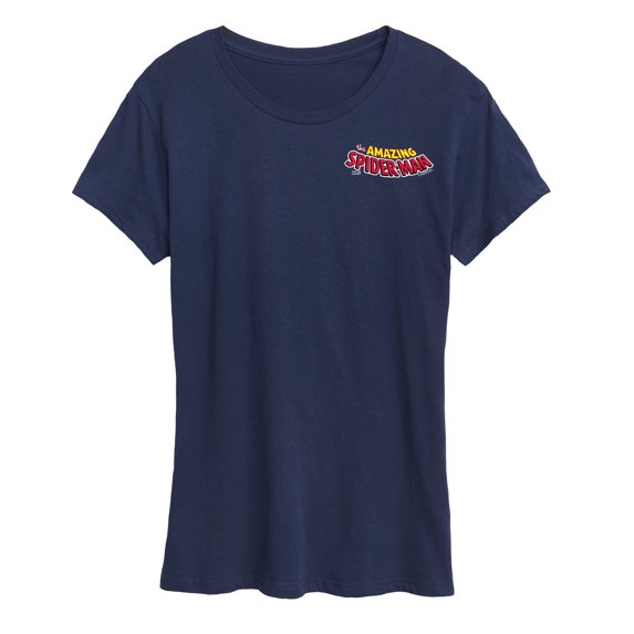 Marvel - Spiderman Editorial Logo Women's Short Sleeve Graphic T-Shirt