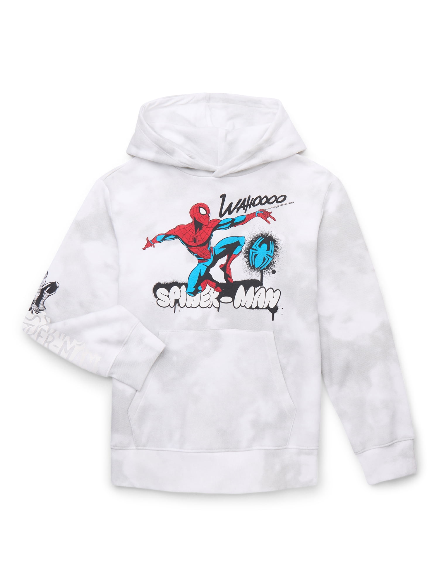 Marvel Boys Spider-Man Graphic Pullover Hoodie, Sizes XS-XXL