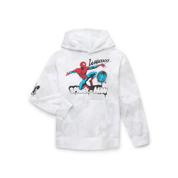 Marvel Boys Spider-Man Graphic Pullover Hoodie, Sizes XS-XXL