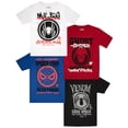 thumbnail image 1 of Marvel Spiderman Graphics Boys 4-Piece Set, 4-Pack Short Sleeve T-Shirt Bundle Set for Kids and Toddlers, 1 of 4