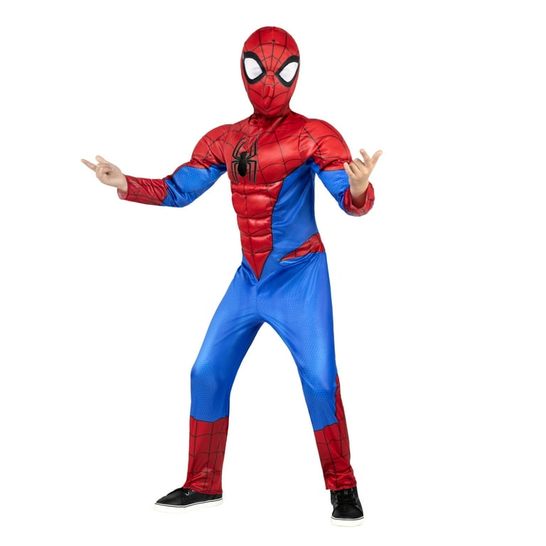 Boys' Marvel Avengers Spider-Man Costume by Jazwares - Size Medium 