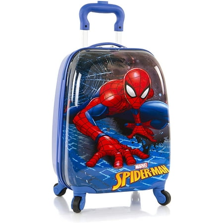 Marvel Spiderman Hardside Spinner Luggage for Kids - 18 Inch [ Spider-Man ]