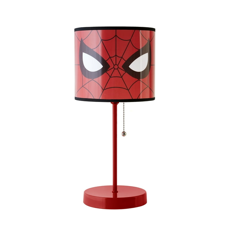 Lampe de table/lampe de bureau/veilleuse Marvel Spiderman pour enfant -  rouge 