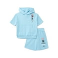 thumbnail image 1 of Marvel Spiderman Little Boys and Big Boys Short Sleeve Hoodie & Shorts 2pc Set, Sizes 4-16, 1 of 3