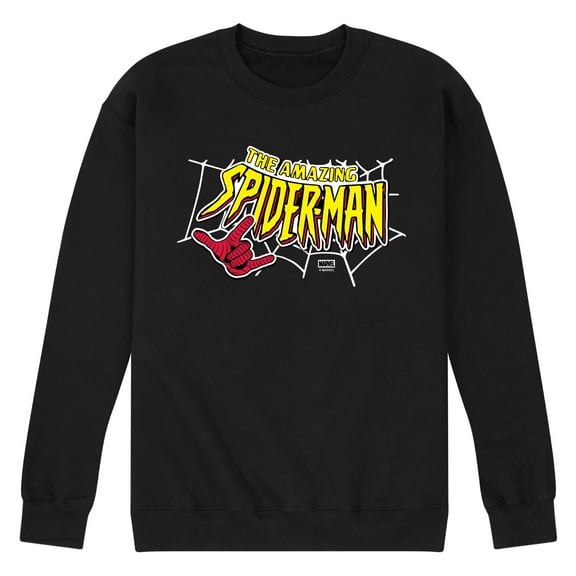 Marvel - Spiderman Logo - Men's Crew Fleece Sweatshirt
