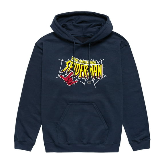Marvel - Spiderman Logo - Men's Pullover Fleece Hoodie