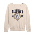 thumbnail image 1 of Marvel - Spiderman Midtown Collegiate - Women's French Terry Long Sleeve Shirt, 1 of 4