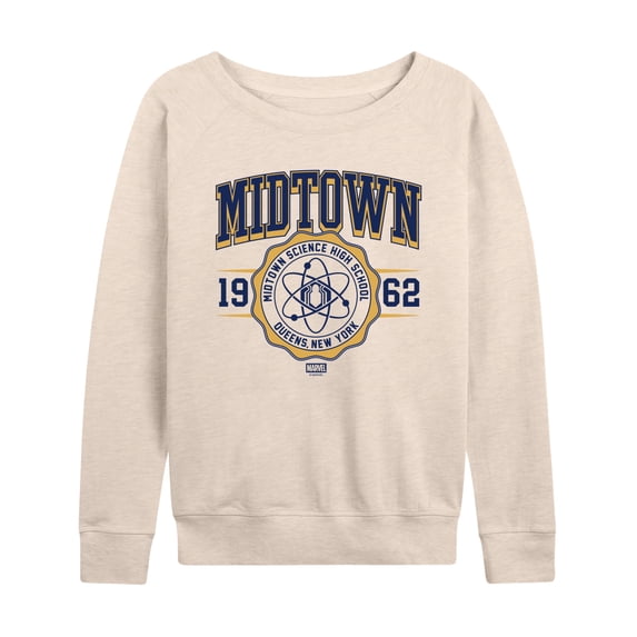 Marvel - Spiderman Midtown Collegiate - Women's French Terry Long Sleeve Shirt