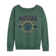 thumbnail image 1 of Marvel - Spiderman Midtown Collegiate - Women's French Terry Long Sleeve Shirt, 1 of 4