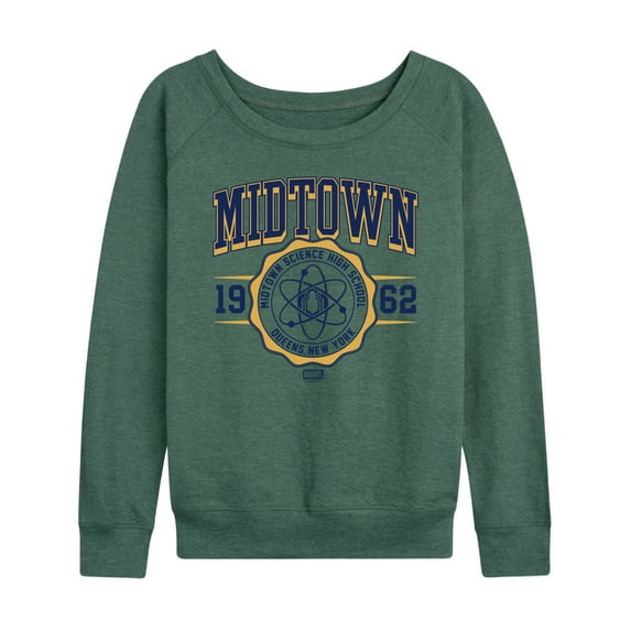 Marvel - Spiderman Midtown Collegiate - Women's French Terry Long Sleeve Shirt