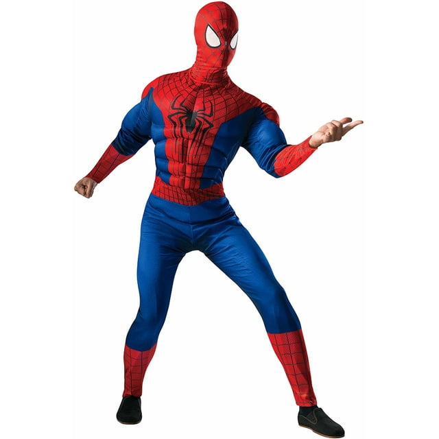 Marvel Spiderman Muscle Men's Adult Halloween Costume - Walmart.com