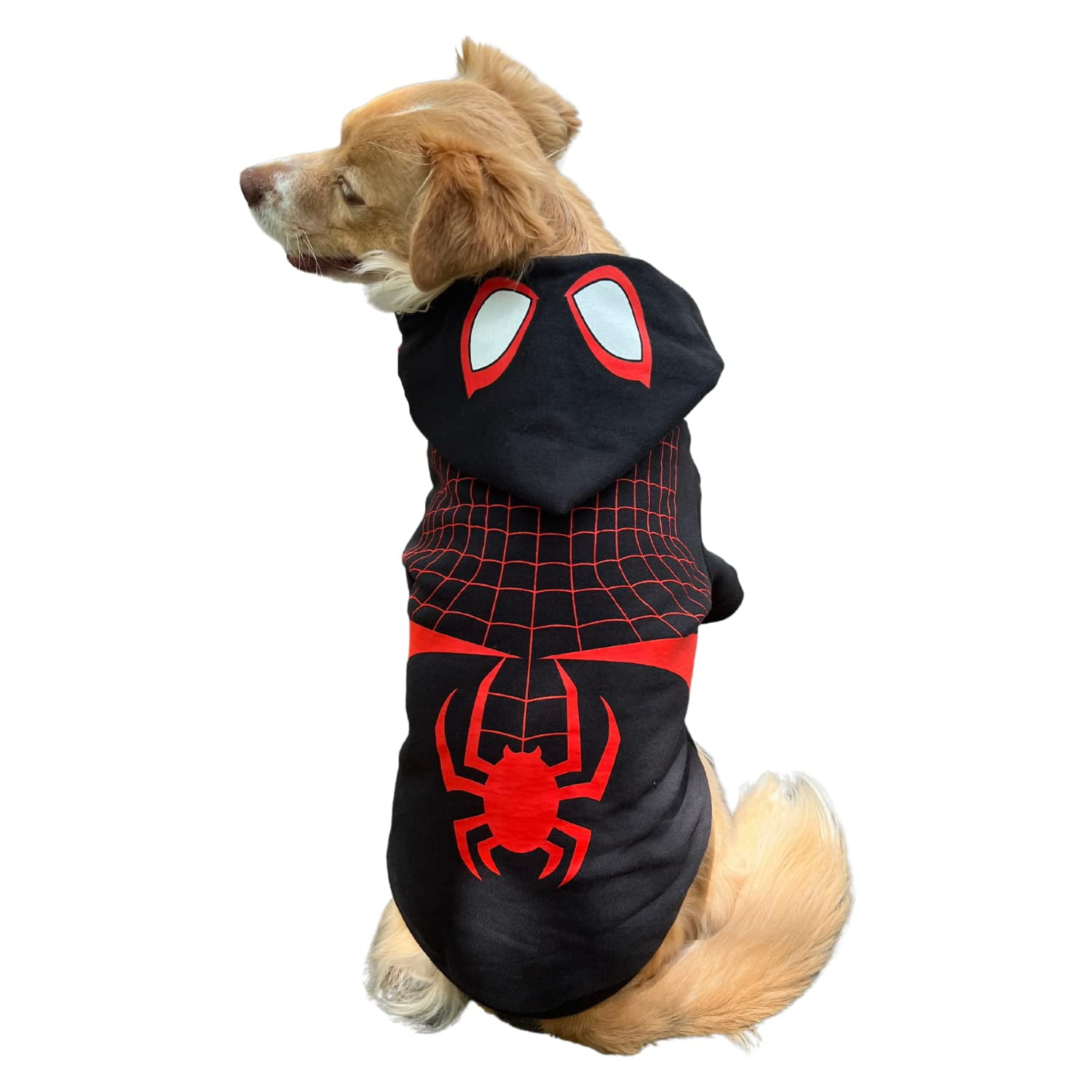 Marvel Spiderman Officially Licensed Pet Hoodies - I Am Miles Morales Pet Fleece Hoodie,X-Large