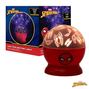 Marvel Spiderman Rotating Projector Lamp, 5.5"