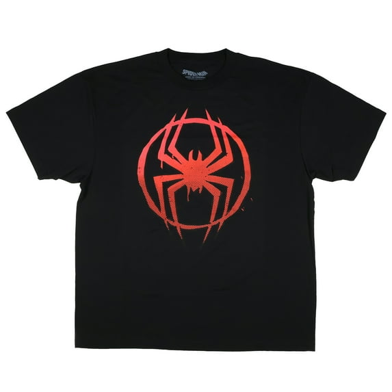 Marvel Spiderman Shirt Mens Miles Morales Spider-verse Logo Adult Graphic T-Shirt For Men And Women