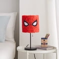 thumbnail image 1 of Marvel Spiderman Soft Plush Kids' Table Stick Lamp Light, 15", Red, Plug-In, 1-Light, 1 of 4