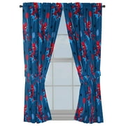 Marvel Spiderman Spidey Daze 2 Panels Drapes Set - 63 Inch Long - Kids Room Accessories