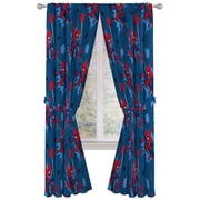 Marvel Spiderman Spidey Daze 2 Panels Drapes Set - 84 Inch Long - Superhero Kids Room Accessories