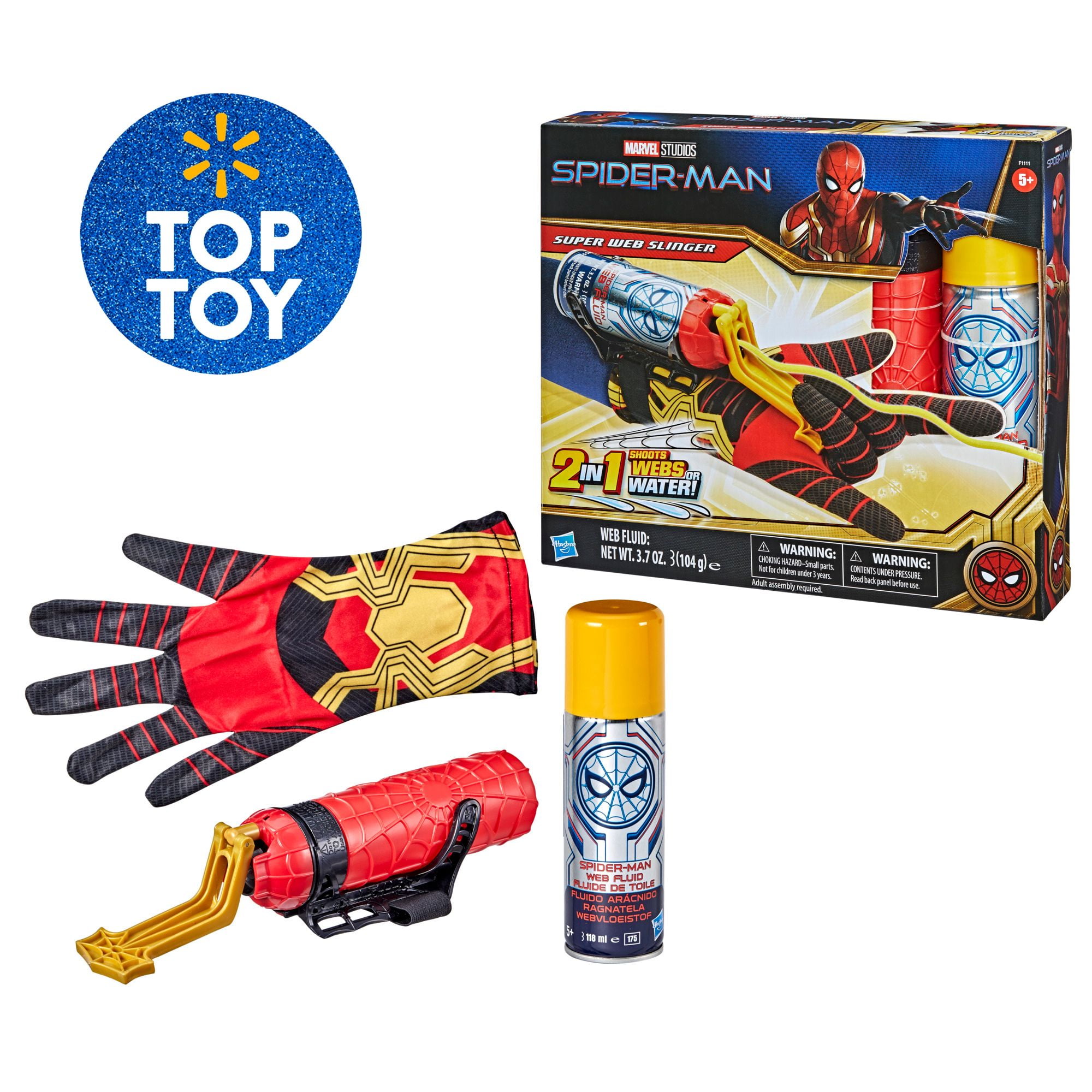 Marvel Spiderman Super  Slinger Kids Toy Action Figure for Boys and