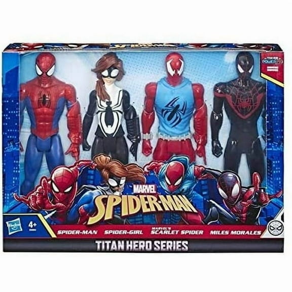 Marvel Spiderman Titan Hero Series Action Figures - Spider-Man, Spider-Girl, ...